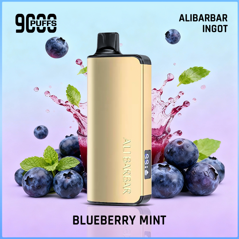 Alibarbar Ingot Blueberry Mint 9000 Puffs