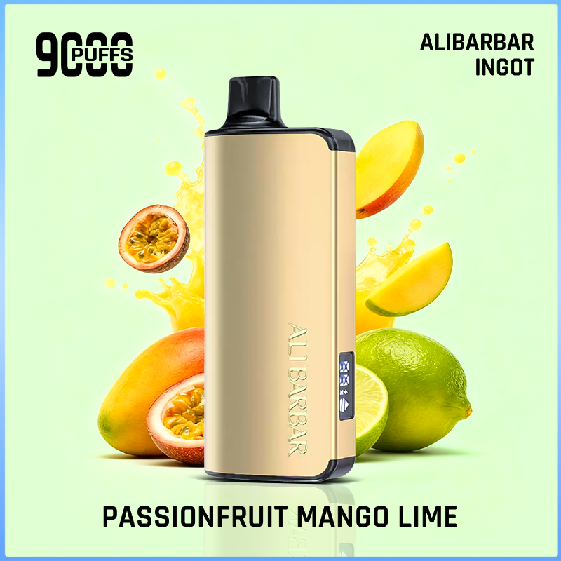 Alibarbar Ingot Passion Fruit Mango Lime 9000 Puffs
