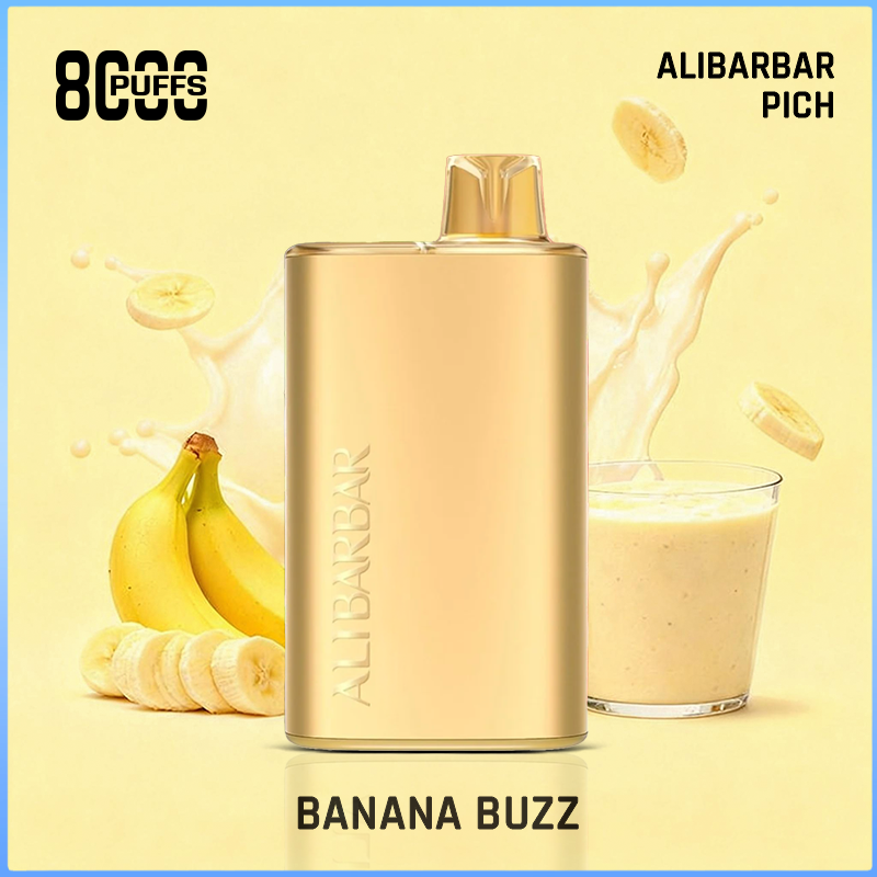 Alibarbar Rich Banana Buzz 8000 Puffs