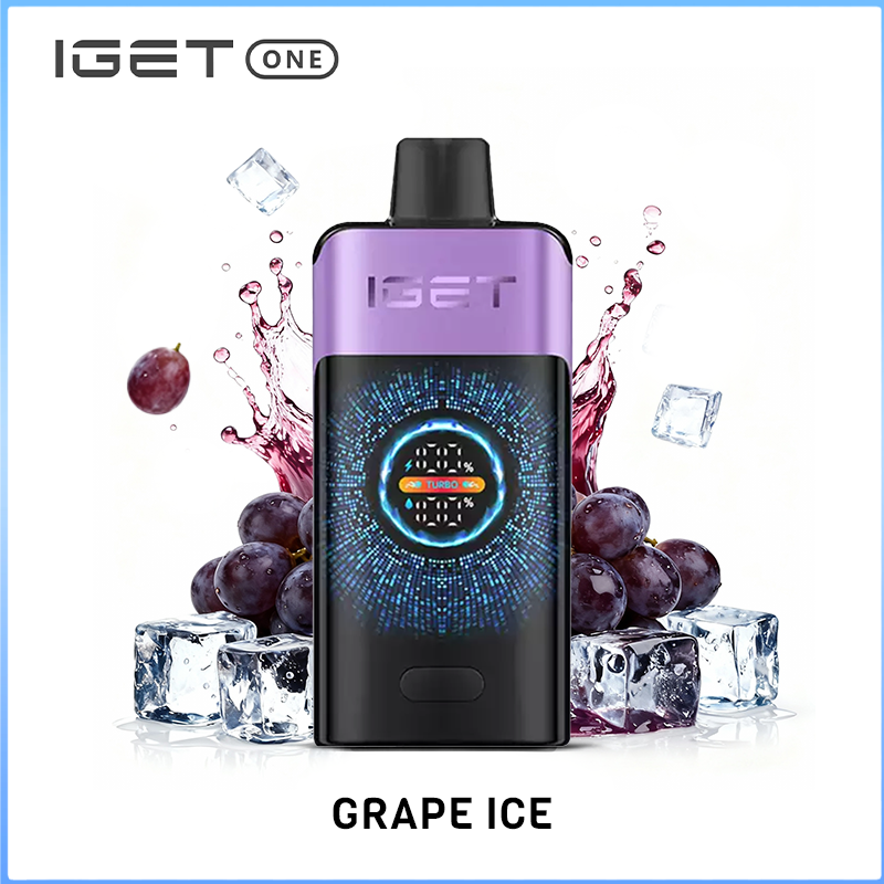 IGET One Grape Ice 12000 Puffs